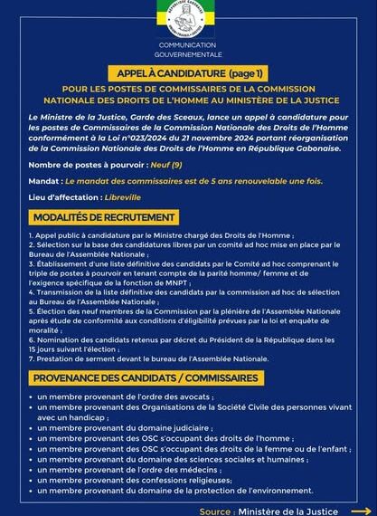 Appel à Candidature