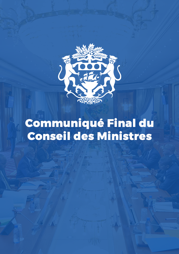 Communiqué Final du Conseil des Ministres du 12 Août 2025